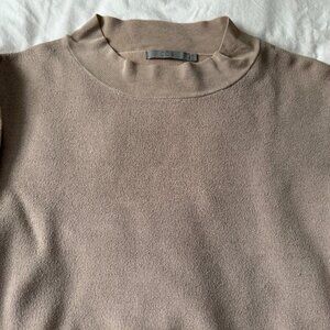 COS mock neck long sleeve light weight sweater